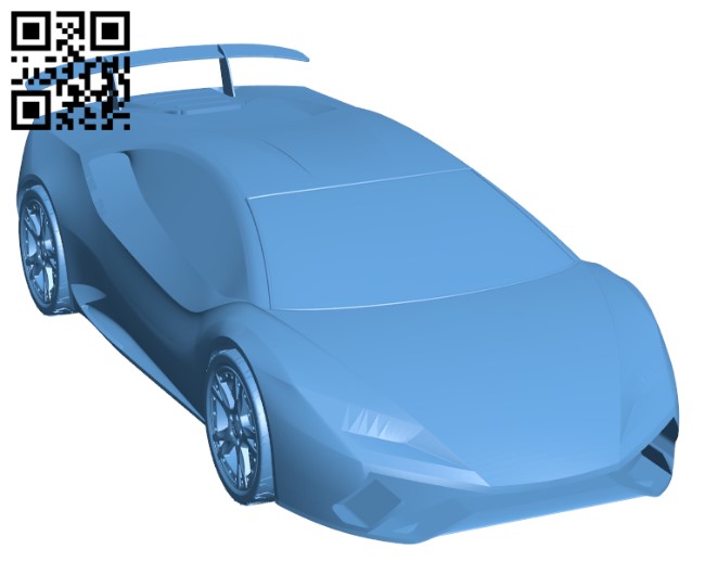 Lamborghini Huracan H003103 file stl free download 3D Model for CNC and 3d printer