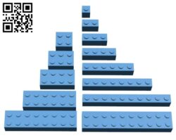 Lego Bricks H003207 file stl free download 3D Model for CNC and 3d printer