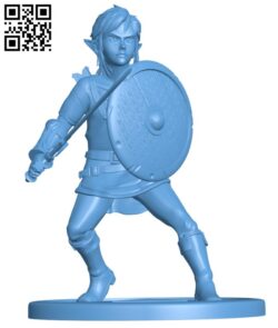 Link – Breath of the Wild H003239 file stl free download 3D Model for CNC and 3d printer