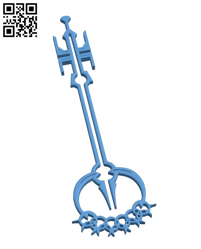 Locke and key - Anywhere key H002931 file stl free download 3D Model for CNC and 3d printer