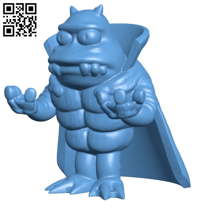 Lrrr - Futurama H003106 file stl free download 3D Model for CNC and 3d printer