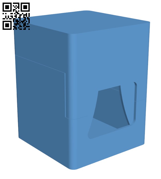 MTG commander deckbox H002383 file stl free download 3D Model for CNC and 3d printer