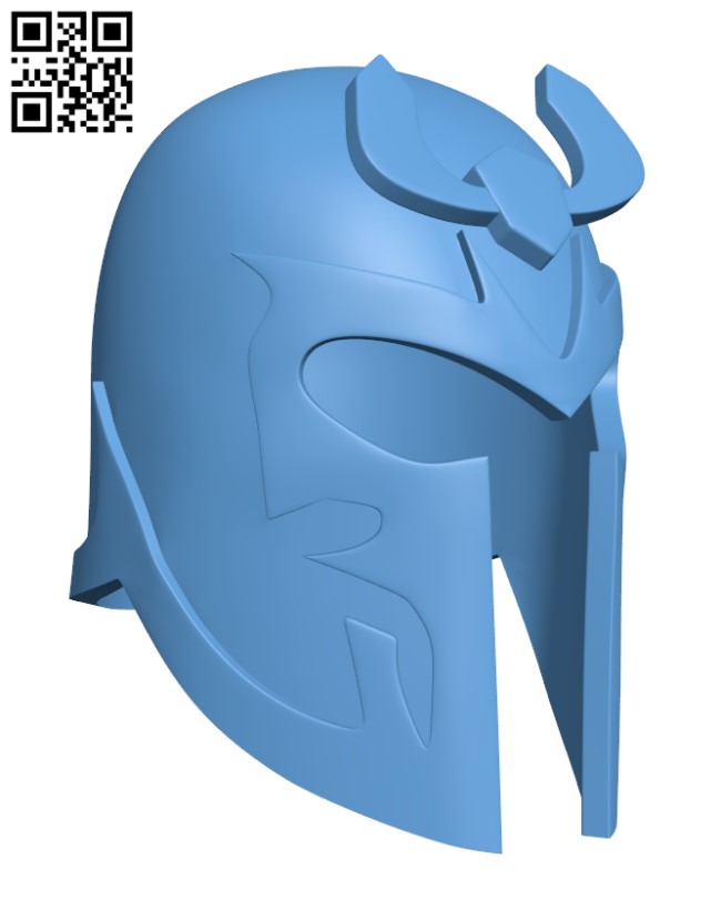 Magneto classic helmet H003063 file stl free download 3D Model for CNC and 3d printer