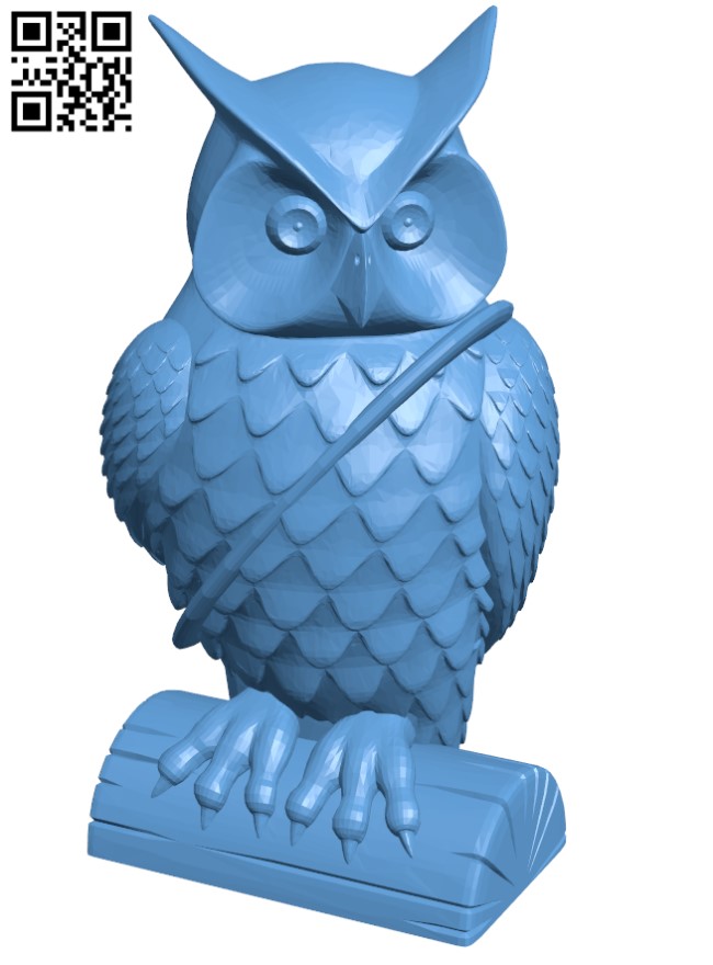 Mail Owl H003111 file stl free download 3D Model for CNC and 3d printer