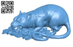 Maks the giant rat H002347 file stl free download 3D Model for CNC and 3d printer