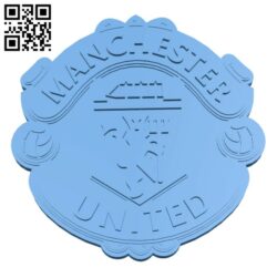 Manchester United – Logo H002862 file stl free download 3D Model for CNC and 3d printer
