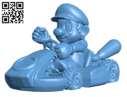 Mario Kart H002625 file stl free download 3D Model for CNC and 3d printer