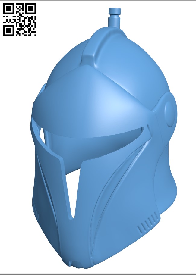 Medieval clone trooper helmet H003149 file stl free download 3D Model for CNC and 3d printer