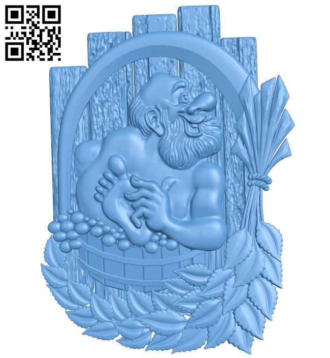 Men's bathroom sign A006696 download free stl files 3d model for CNC wood carving