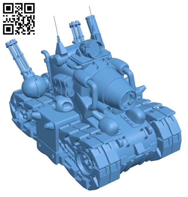 Metal Slug Tank H003150 file stl free download 3D Model for CNC and 3d printer