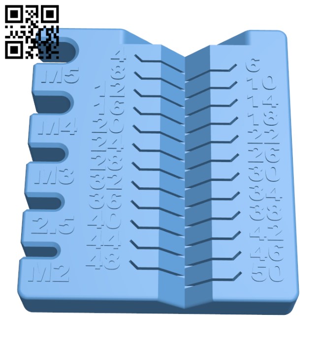 Metric small screw measuring device H002378 file stl free download 3D Model for CNC and 3d printer