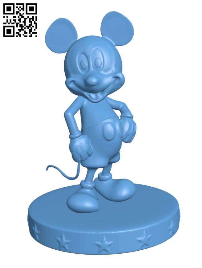 Mickey Mouse H002450 file stl free download 3D Model for CNC and 3d printer