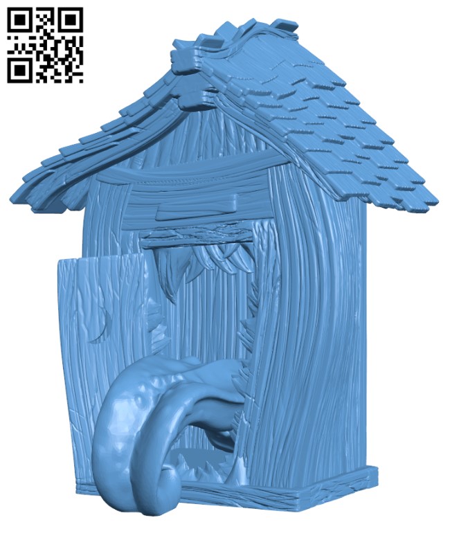 Mimic outhouse H002511 file stl free download 3D Model for CNC and 3d printer