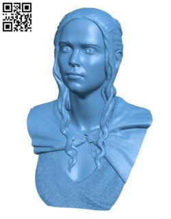 Miss Daenerys H002744 file stl free download 3D Model for CNC and 3d printer