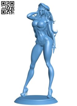 Miss Poison H002513 file stl free download 3D Model for CNC and 3d printer