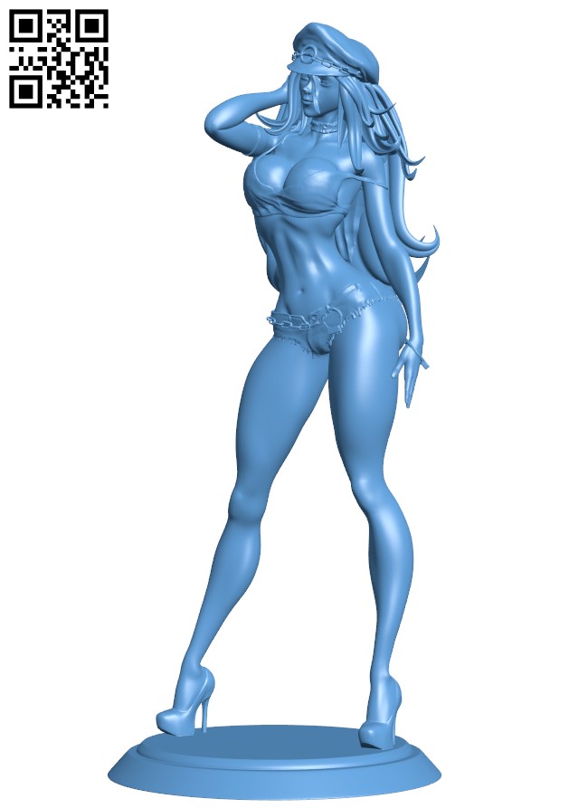 Miss Poison H002513 file stl free download 3D Model for CNC and 3d printer