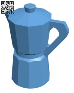 Moka pot keychain H002813 file stl free download 3D Model for CNC and 3d printer