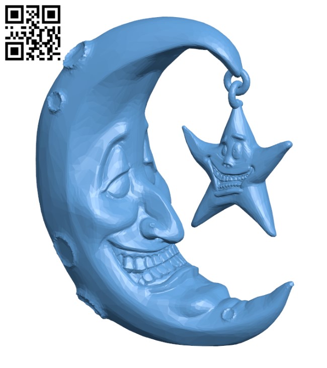 Mr. Moon H003065 file stl free download 3D Model for CNC and 3d printer