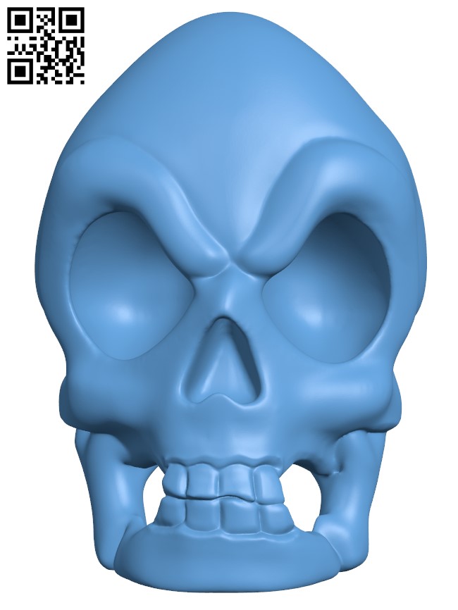 Murray the Demonic Skull - Monkey Island H003244 file stl free download 3D Model for CNC and 3d printer