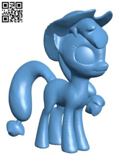 My Little Pony AppleJack H003185 file stl free download 3D Model for CNC and 3d printer