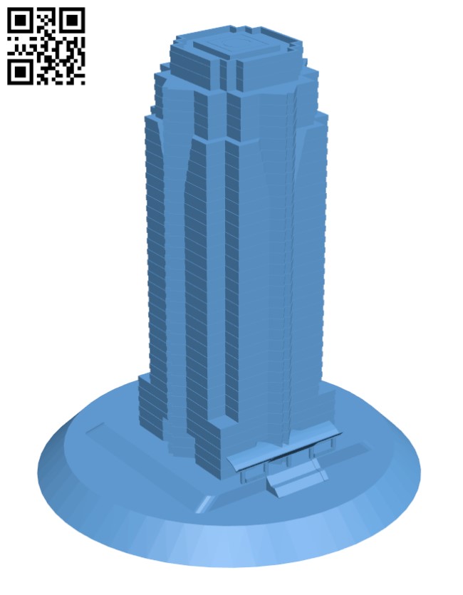 Nakatomi Plaza - Die Hard H002457 file stl free download 3D Model for CNC and 3d printer