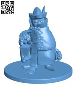 Oath black player H002573 file stl free download 3D Model for CNC and 3d printer