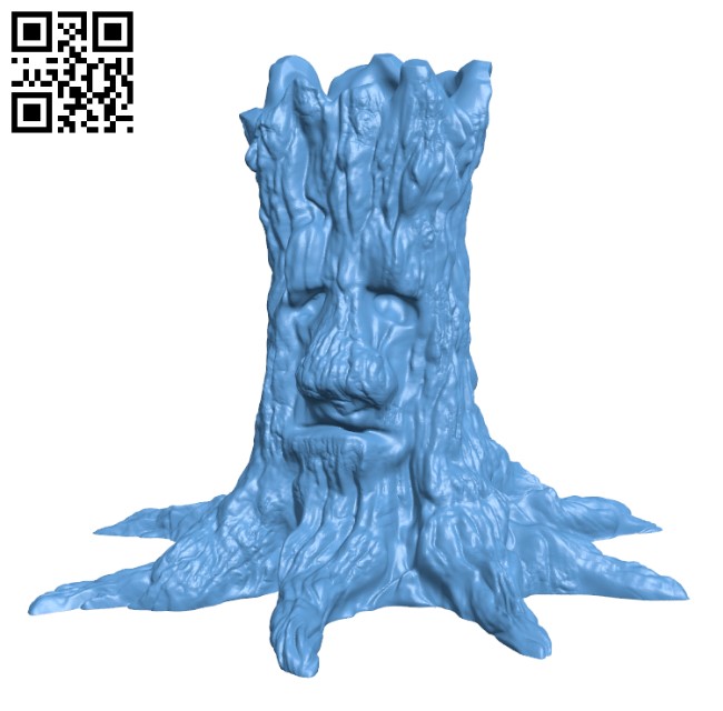 Old tree spirit H002461 file stl free download 3D Model for CNC and 3d printer