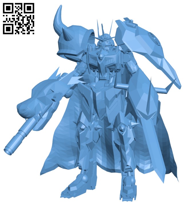 Omegamon Gundam H003248 file stl free download 3D Model for CNC and 3d printer
