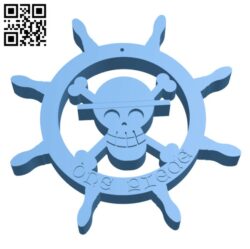 One piece keychain H002463 file stl free download 3D Model for CNC and 3d printer