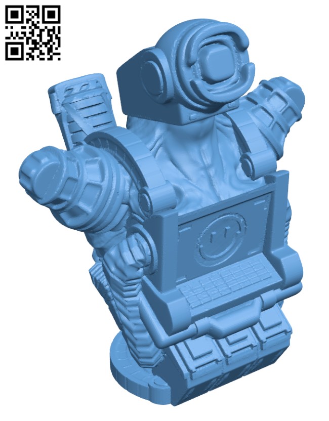 Pathfinder Bust - Apex Legends H003211 file stl free download 3D Model for CNC and 3d printer