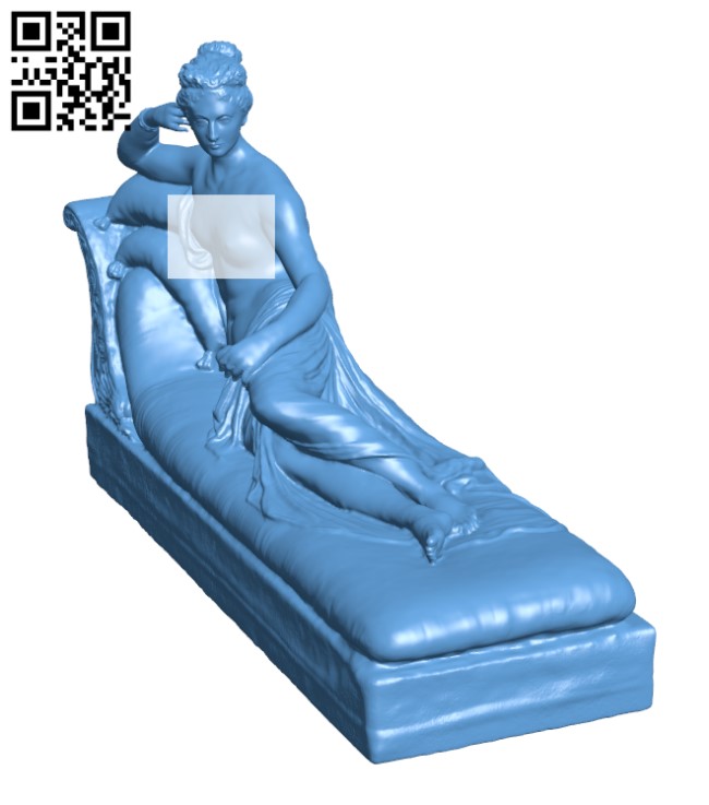 Pauline Bonaparte as Venus Victrix H002937 file stl free download 3D Model for CNC and 3d printer