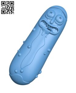 Pickle Rick H002578 file stl free download 3D Model for CNC and 3d printer