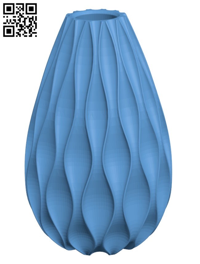 Pinha Vase H002871 file stl free download 3D Model for CNC and 3d printer