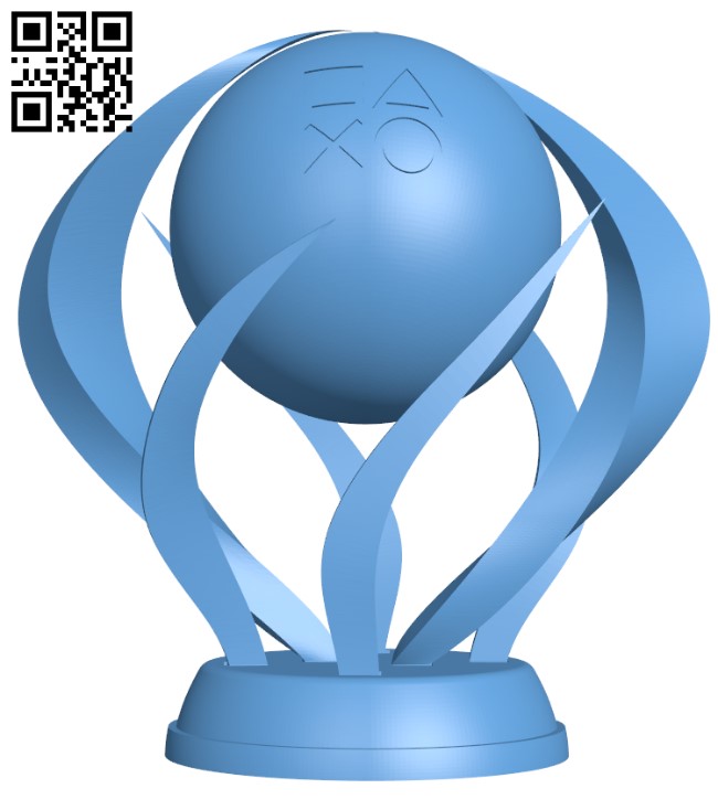 enkelt skrig Ledningsevne Playstation platinum trophy H003120 file stl free download 3D Model for CNC  and 3d printer – Download Stl Files