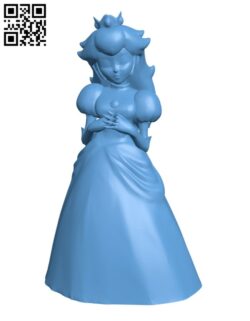 Princess Peach H002752 file stl free download 3D Model for CNC and 3d printer