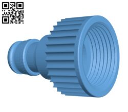 Quick connection for water pipe H002700 file stl free download 3D Model for CNC and 3d printer