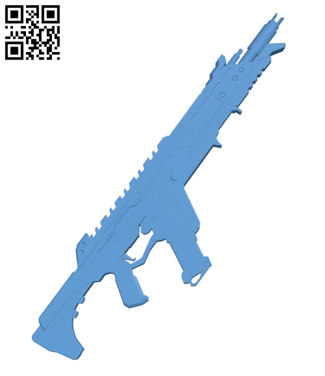 R301 Carbine Apex Legends H File Stl Free Download 3d Model For Cnc And 3d Printer Download Stl Files