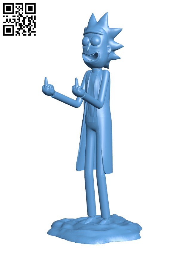 Rick H002641 file stl free download 3D Model for CNC and 3d printer