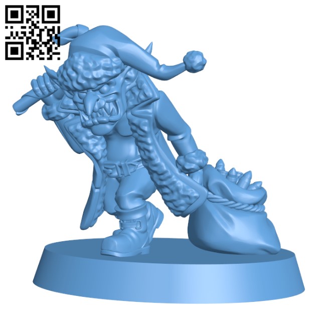 Santa Goblin H002581 file stl free download 3D Model for CNC and 3d printer