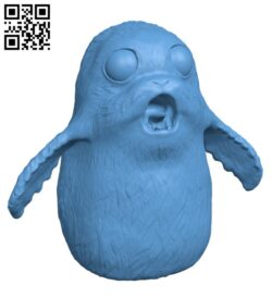 Screaming Porg – Star Wars H002944 file stl free download 3D Model for CNC and 3d printer