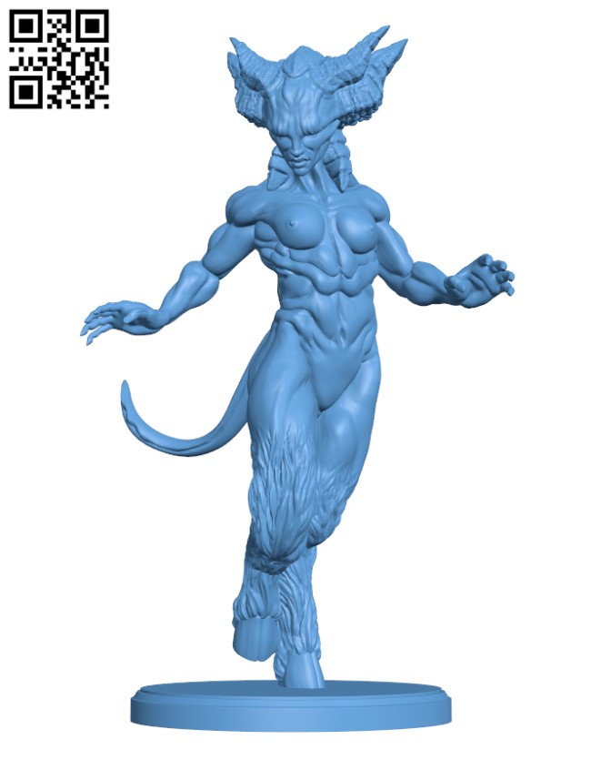 She Demon H003042 file stl free download 3D Model for CNC and 3d printer