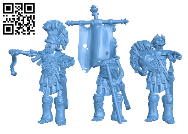 Skeleton Commanders Set H003156 file stl free download 3D Model for CNC and 3d printerSkeleton Commanders Set H003156 file stl free download 3D Model for CNC and 3d printer