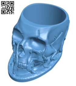 Skull cup summon H002642 file stl free download 3D Model for CNC and 3d printer