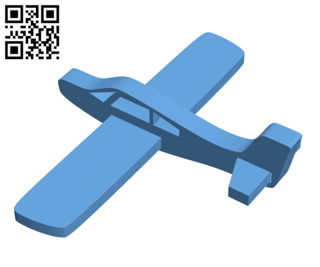 Small Airplane H002881 file stl free download 3D Model for CNC and 3d printer