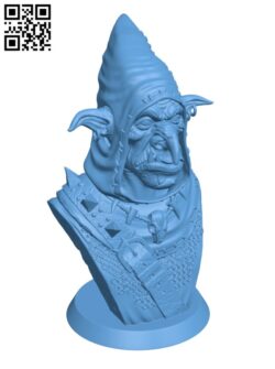 Snaggle the wise – Goblin hero H002827 file stl free download 3D Model for CNC and 3d printer