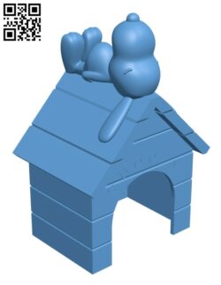 Snoopy H002705 file stl free download 3D Model for CNC and 3d printer