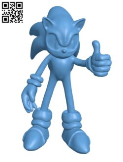 Sonic H002758 file stl free download 3D Model for CNC and 3d printer