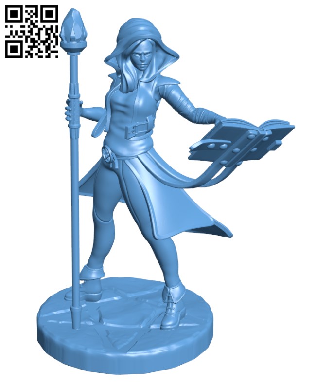 Sorceress H002645 file stl free download 3D Model for CNC and 3d printer