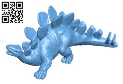 Stegosaurus H002829 file stl free download 3D Model for CNC and 3d printer
