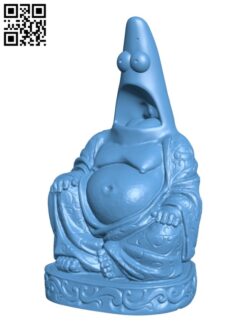 Surprised buddha H002586 file stl free download 3D Model for CNC and 3d printer